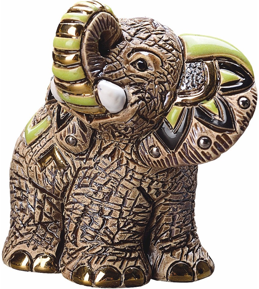 DERF374G - Baby Green Samburu Elephant