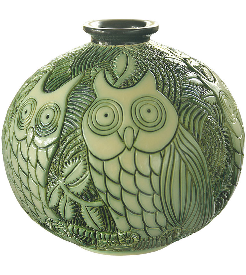 DERH02 - Owls Vase