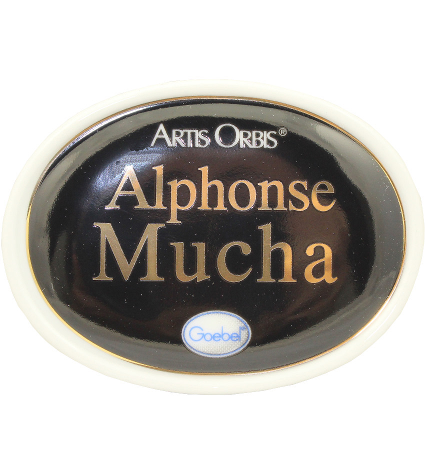 G126930 - Alphonse Mucha Artist Name Plauqe