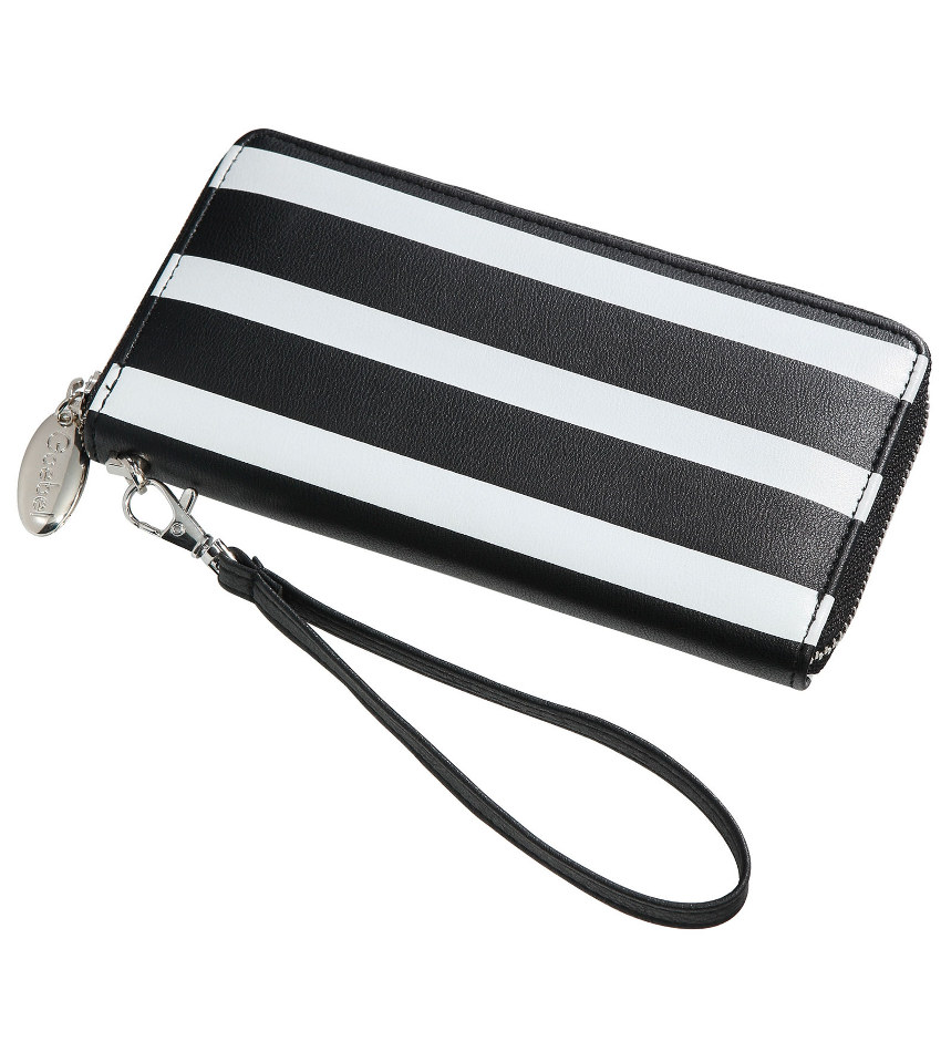 G67061011 - Purse - Black & White stripes