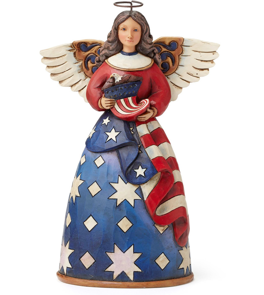 JS4044664 - Patriotic Angel in Flag Dress
