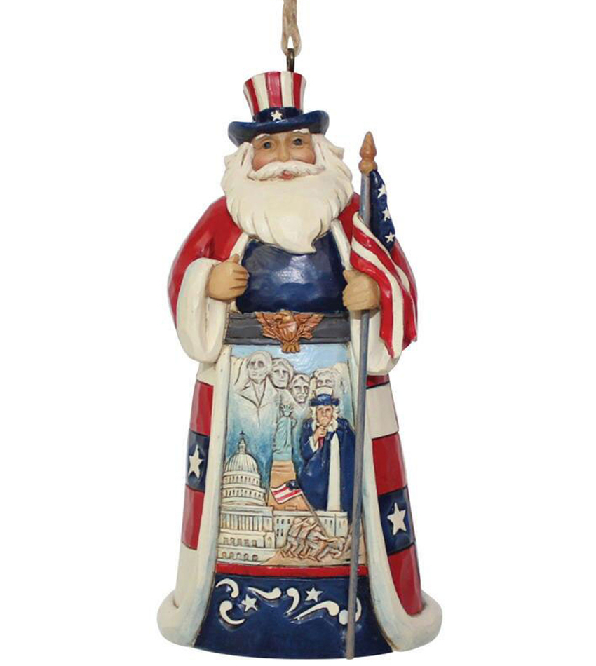 JS6001508 - American Santa Ornament