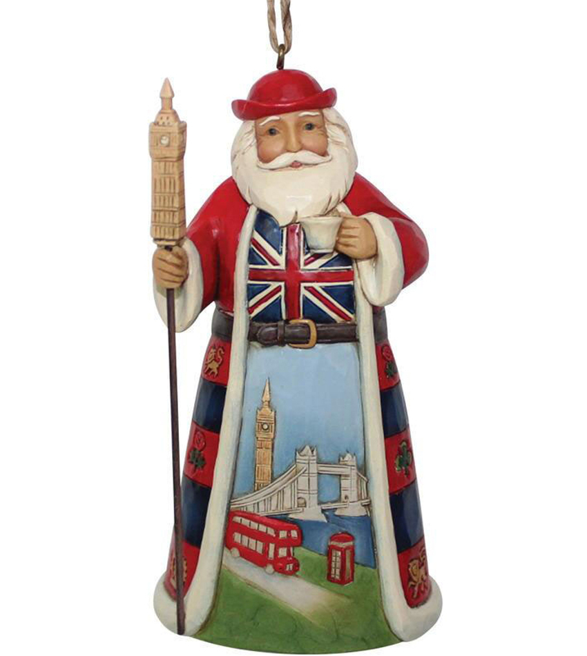 JS6001509 - British Santa Ornament