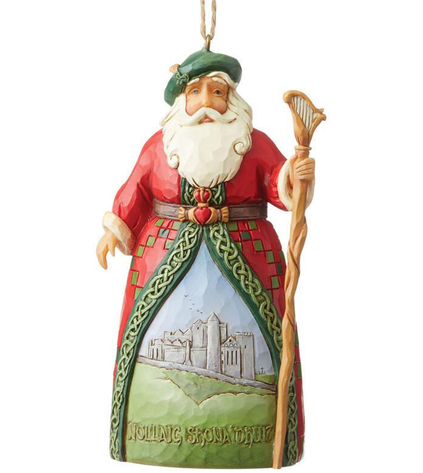 JS6004309 - Irish Santa Ornament