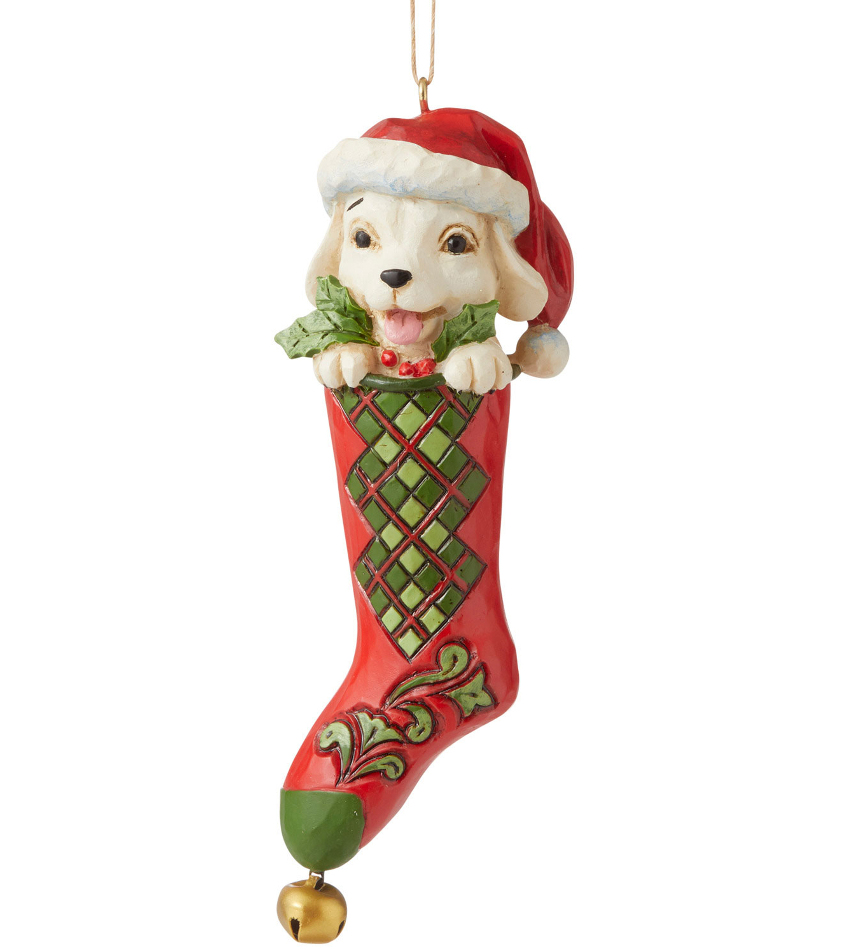 JS6007450 - Dog in Stocking Ornament