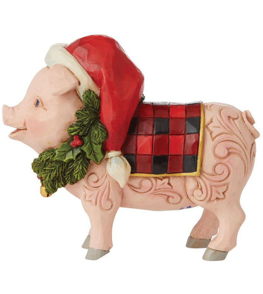 JS6009124 - Country Christmas Pig