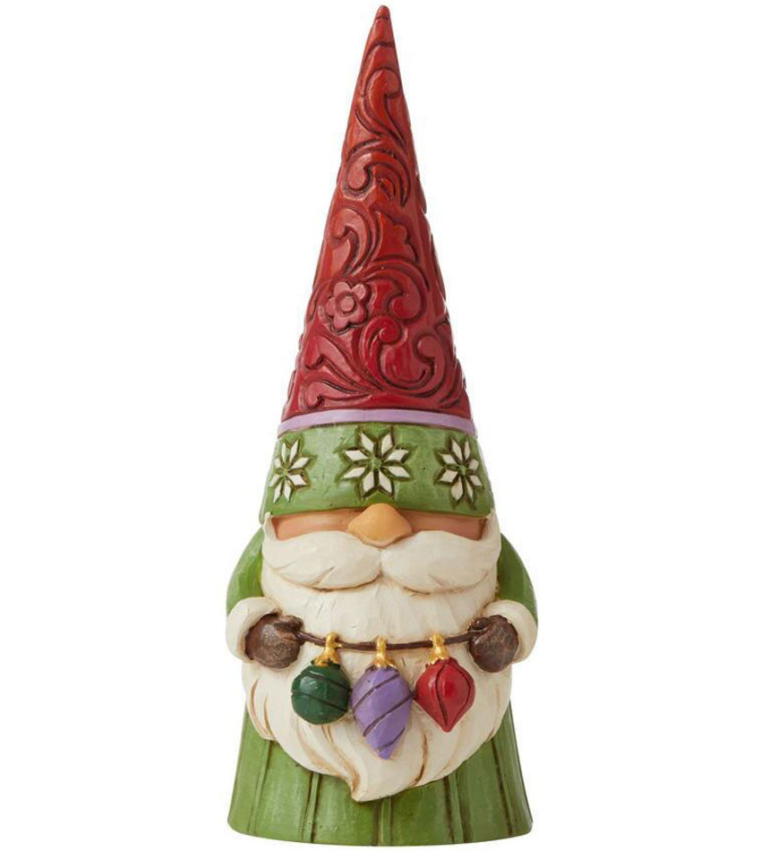 JS6009181 - Christmas Gnome Holding Ornaments