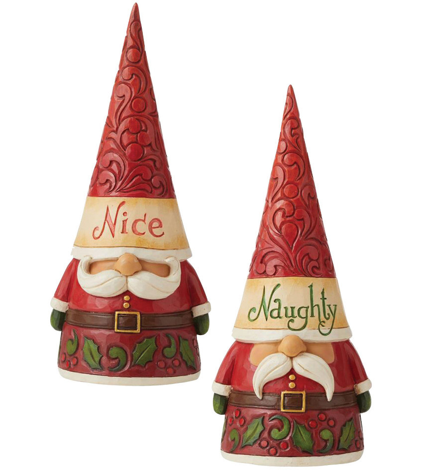JS6009185 - Naughty/ Nice Two-Sided Gnome