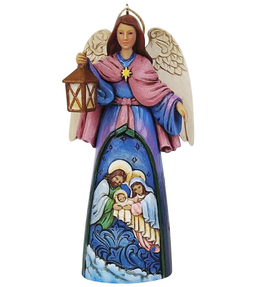 JS6009455 - Nativity Angel with Lantern Ornament