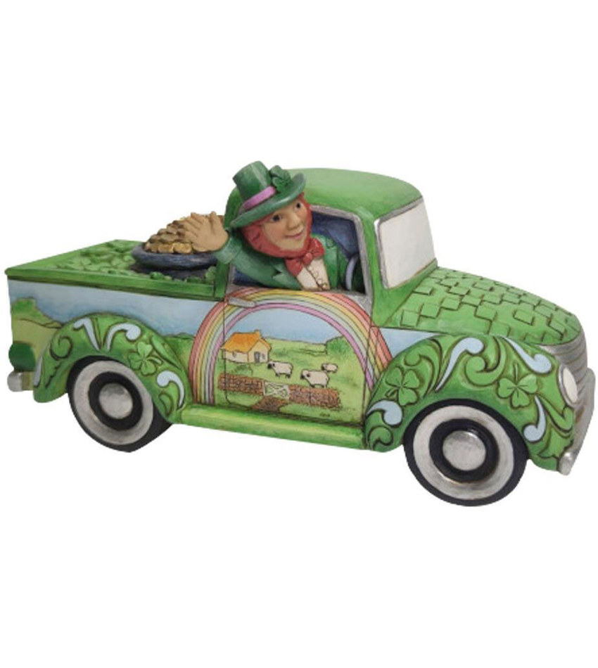 JS6010268 - Leprechaun in Green Truck