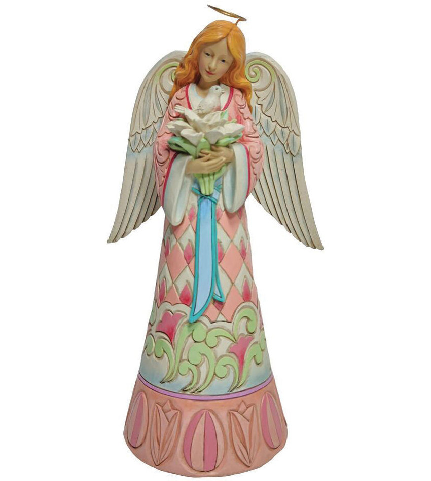 JS6010279 - Easter Angel with Lillies and Dove