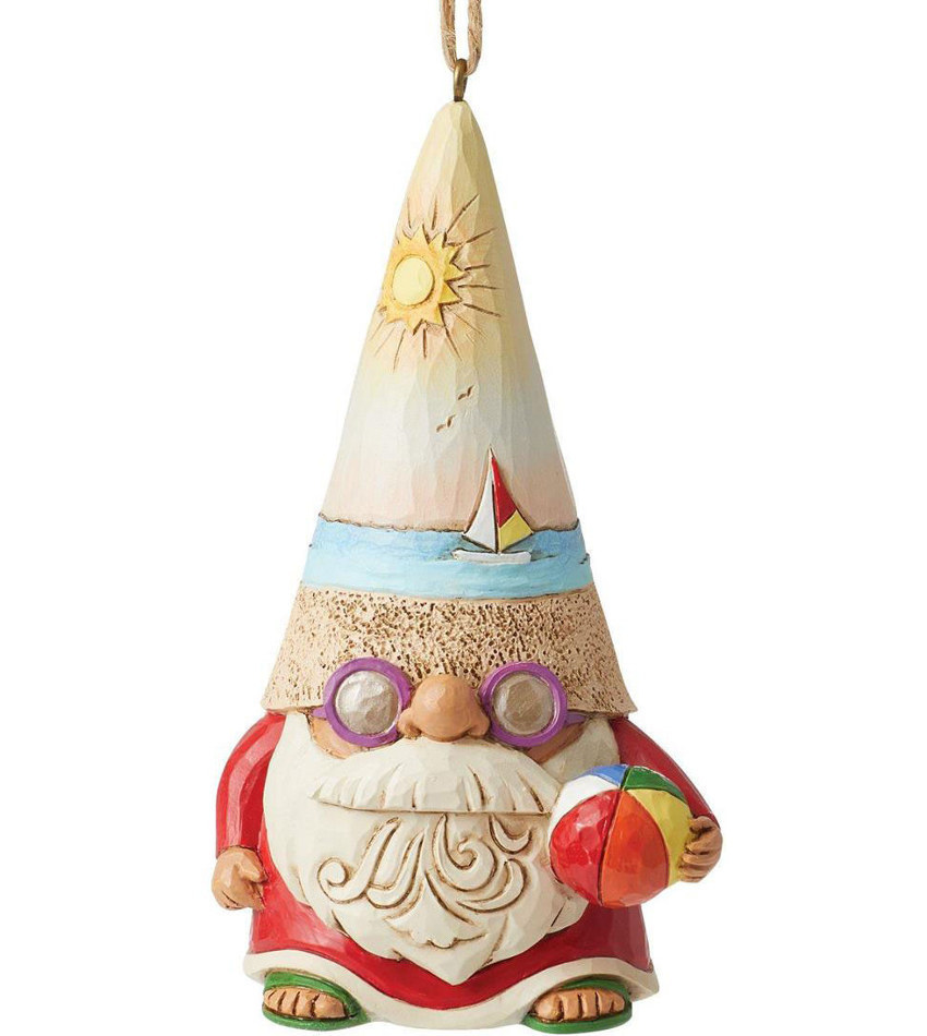 JS6012800 - Coastal Gnome w/Beach Ball Ornament