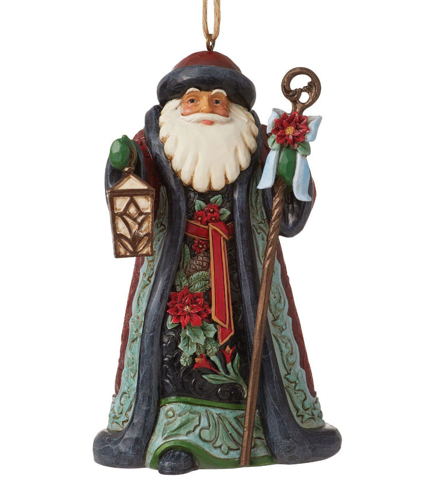 JS6012887 - Holiday Manor Santa Cane Ornament
