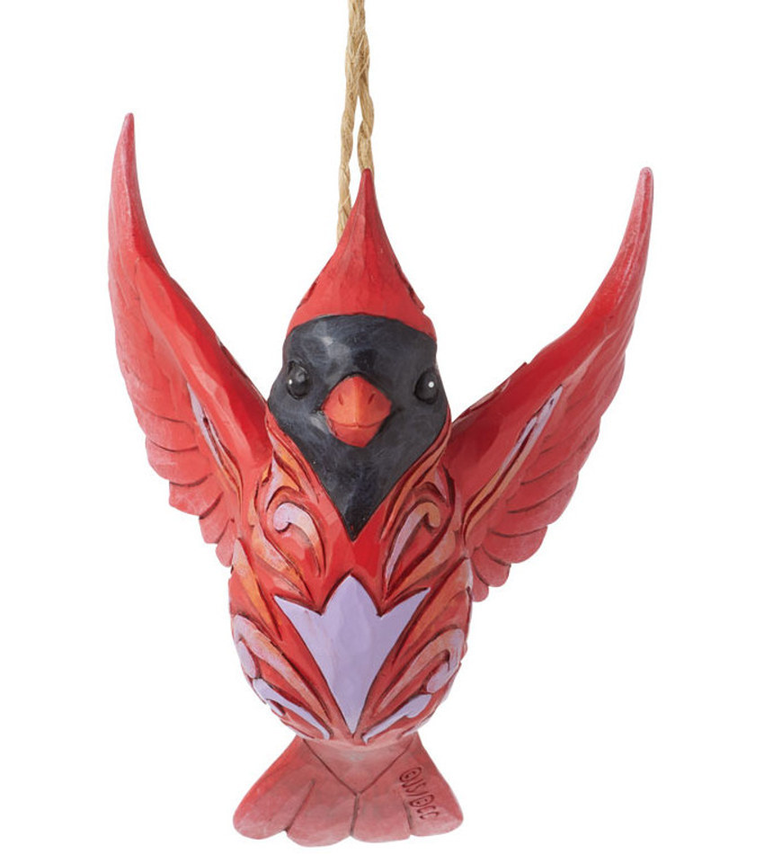 JS6013948 - Caring Cardinal in Flight Ornament