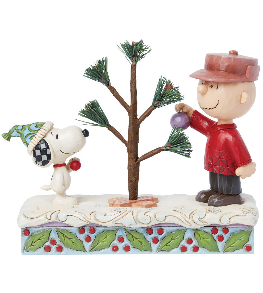 JS6015029 - Snoopy & Charlie Brown with Tree