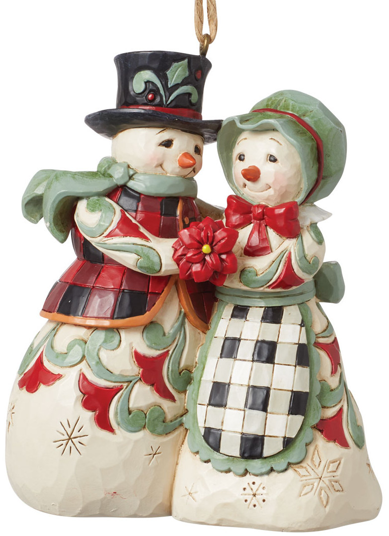 JS6015448 - Snowman Couple Ornament