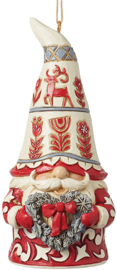 JS6015475 - Nordic Noel Gnome with Heart Ornament