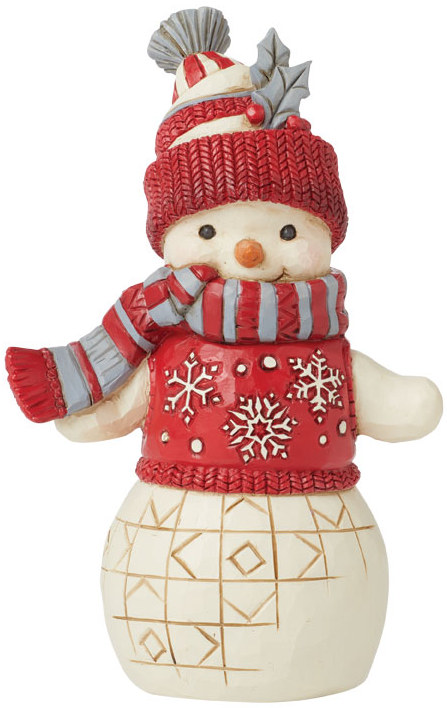 JS6015484 - Nordic Noel Snowman with Hat & Scarf