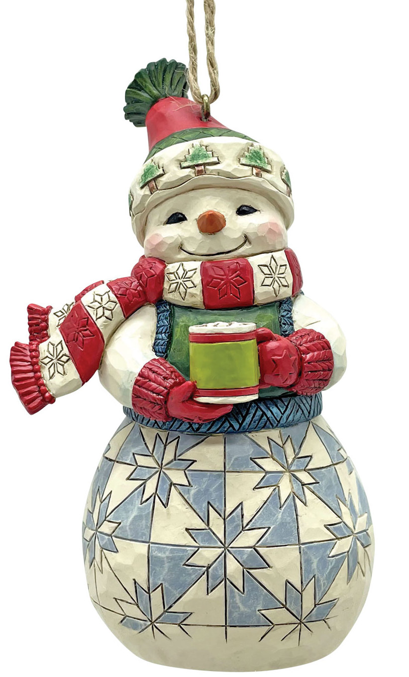 JS6015543 - Snowman with Cocoa Ornament