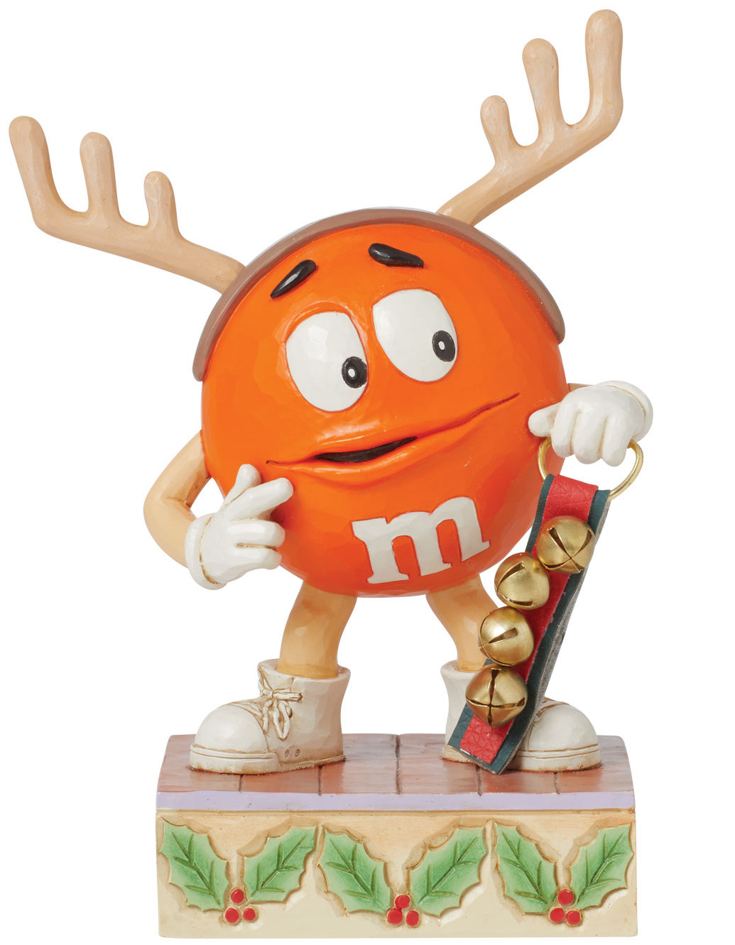 JS6015682 - M&M's Orange Character Reindeer w/Bells