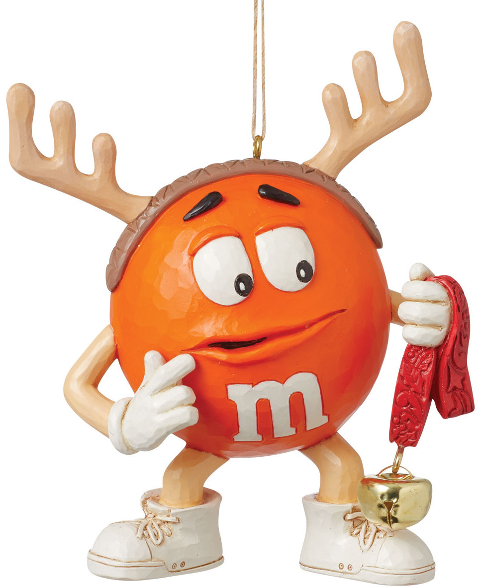 JS6015687 - M&M's Orange Reindeer Ornament
