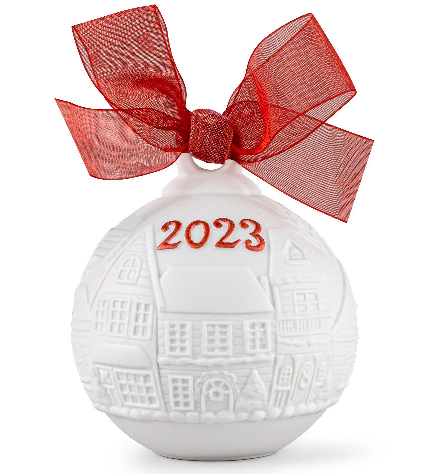 L18475 - 2023 Re-Deco Christmas Ball - red