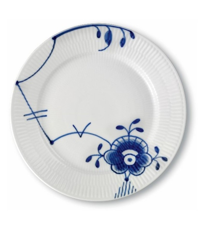 RC2386622 - Blue Fluted Mega Lunch/Dessert Plate