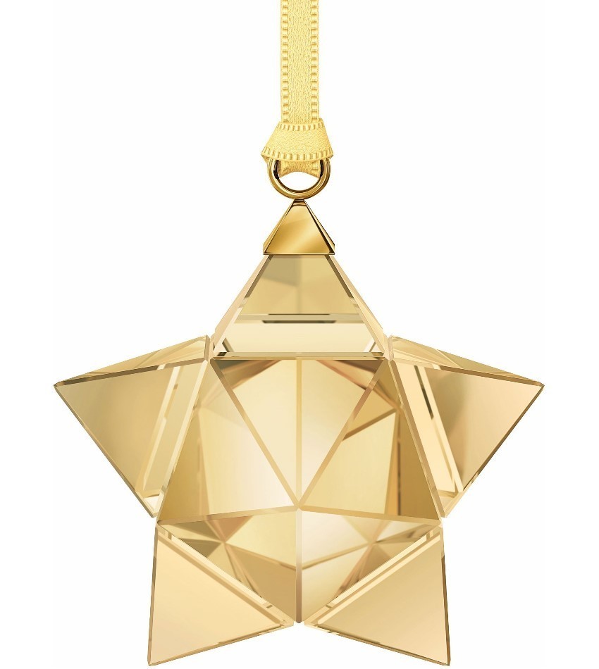 S5223596 - Star ornament, gold tone, small