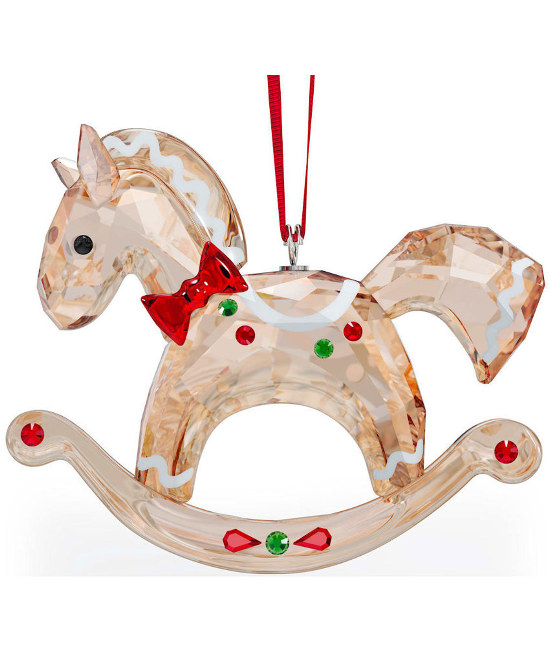 S5627608 - Holiday Cheers Gingerbread Rocking Horse Ornament